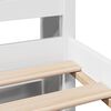 vidaXL Letto Libreria senza Materasso Bianco 140x200 cm Legno di Pino