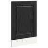 vidaXL Pannello lavastoviglie PORTO Rovere Nero 45 x 1,5 x 57 cm