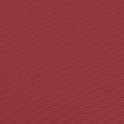 vidaXL Cuscino per Pallet 50 x 50 x 12 cm Rosso Vino in Tessuto