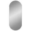 vidaXL Specchio da Parete Argento 70x30 cm Ovale