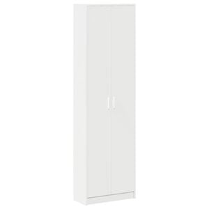 vidaXL Guardaroba con porta Bianco 55 x 25 x 189 cm Legno multistrato