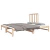 vidaXL Dormeuse Estraibile 2x(90x190) cm Legno Massello di Pino