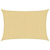 vidaXL Vela Parasole Sabbia 5x4 m 100% Poliestere Oxford