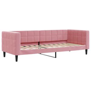 vidaXL Letto da Giorno Rosa 80x200 cm in Velluto
