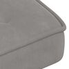 vidaXL Sedia Relax 64x74x84 cm Grigio Chiaro in Velluto