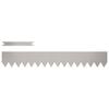 vidaXL Bordura per Prato 30 pz 100 x 0,05 x 15 cm Ruggine