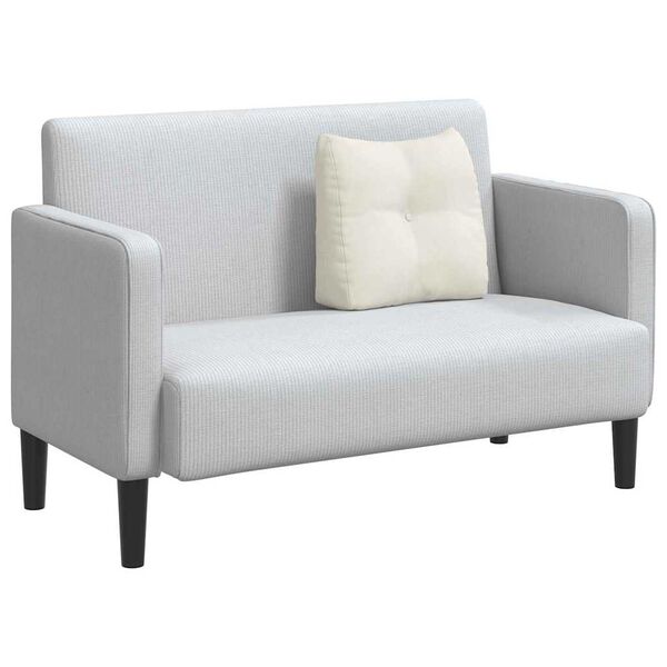 vidaXL Cuscino per Schiena Crema 45 x 24 x 50 cm Velluto