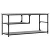 vidaXL Mobile TV Grigio Sonoma 103x38x46,5cm Legno Multistrato Acciaio