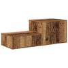 vidaXL Armadio 2 pcs Legno vecchio 108 x 41 x 40 cm Legno multistrato