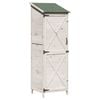 vidaXL Capanno da Giardino Bianco 59,5 x 56 x 176,5 cm