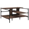 vidaXL Tavolino Salotto Rovere Marrone 100x100x48,5 Legno Multistrato