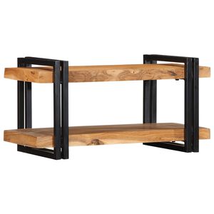 vidaXL Mensola da Parete 70x33x35 cm Legno Massello di Acacia