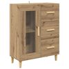 vidaXL Credenza con cassetto Rovere artigianale 69,5 x 34 x 180 cm