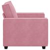vidaXL Divano Sedia Rosa 100x78x84 cm Velluto