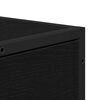 vidaXL Credenza Rovere Nero 35.5 x 35 x 76 cm