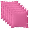 vidaXL Federa 6 pz HOUTEN Rosa 60 x 60 cm Poliestere