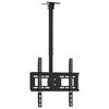 vidaXL Porta TV a Soffitto per Schermo 32"-65" Max VESA 400x400mm 40kg