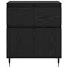vidaXL Credenza con cassetto Rovere Nero 60 x 35 x 70 cm