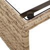 vidaXL Divano Giardino con Tavolo e Cuscini a L Beige Misto Polyrattan