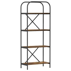 vidaXL Libreria 4 livelli 60 x 30 x 146 cm Legno ingegnerizzato