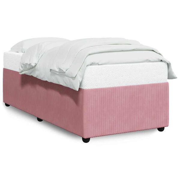 vidaXL Giroletto Rosa 80x200 cm in Velluto