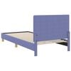 vidaXL Struttura letto bambini con testata Blu jeans 80 x 200 cm