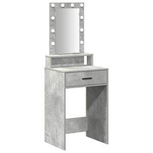 vidaXL Tavolo da Trucco Grigio 50 x 41 x 140 cm Legno ingegnerizzato