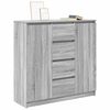 vidaXL Credenza con Cassetti Grigio Sonoma 100,5x35x98,5 cm Truciolato