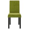 vidaXL Sedie da Pranzo 2 pz Verde Chiaro in Velluto