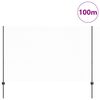 vidaXL Recinzione e Posto Grigio 1,5 x 100 m Acciaio