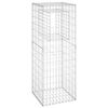 vidaXL Cesto a Gabbione a Torre 50x50x140 cm in Ferro