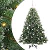 vidaXL Albero di Natale artificiale con 150 LED Verde 150 cm PE e PVC