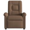 vidaXL Poltrona Reclinabile in Tessuto Marrone