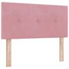 vidaXL Testiera Rosa 80 cm Velluto