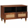 vidaXL Mobile TV Marrone 70 x 33,5 x 46 cm Legno di mango massello