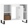 vidaXL Mobile da Bagno Bianco 80x33x60 cm in Legno Multistrato