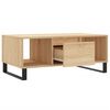 vidaXL Tavolino Salotto Rovere Sonoma 90x50x36,5 cm Legno Multistrato