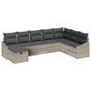 vidaXL Set di divani 9 pz polyrattan