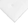 vidaXL Cuscino per Schiena Bianco 120 x 19 x 50 cm Tessuto