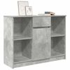 vidaXL Credenza con Cassetto Grigio Cemento 101x35x76 cm in Truciolato