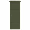 vidaXL Cassetta per pacchi Oliver verde 44,5 x 29 x 110,5 cm Acciaio