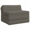 vidaXL Divano Letto Pieghevole 2 posto Grigio Chiaro 70 x 60 x 49 cm