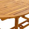 vidaXL Set Pranzo da Giardino 7pz Legno Massello di Acacia e Textilene