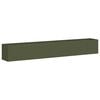 vidaXL Fioriera Verde Oliva 280x40x40 cm in Acciaio Laminato a Freddo