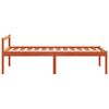vidaXL Letto per Anziani Marrone Cera 90x190 cm Legno Massello di Pino