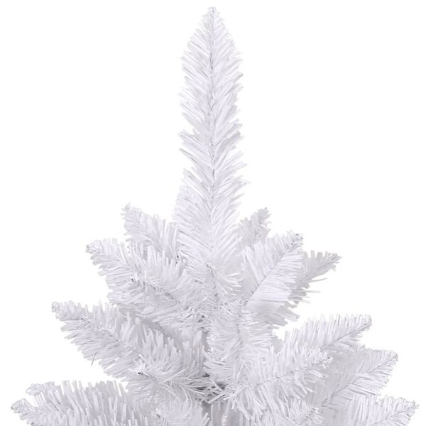 vidaXL Albero di Natale Artificiale Incernierato con Base Bianco 300cm