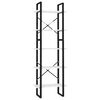 vidaXL Libreria a 5 Ripiani Bianca 60x30x175 cm in Legno Multistrato