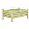 vidaXL Fioriera Rialzata Giardino Legno Impregnato Pino 100x60x42 cm