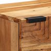 vidaXL Credenza Naturale 40 x 33,5 x 110 cm Legno di Acacia Massello