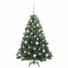 vidaXL Albero di Natale artificiale con 150 LED Verde 120 cm PE e PVC